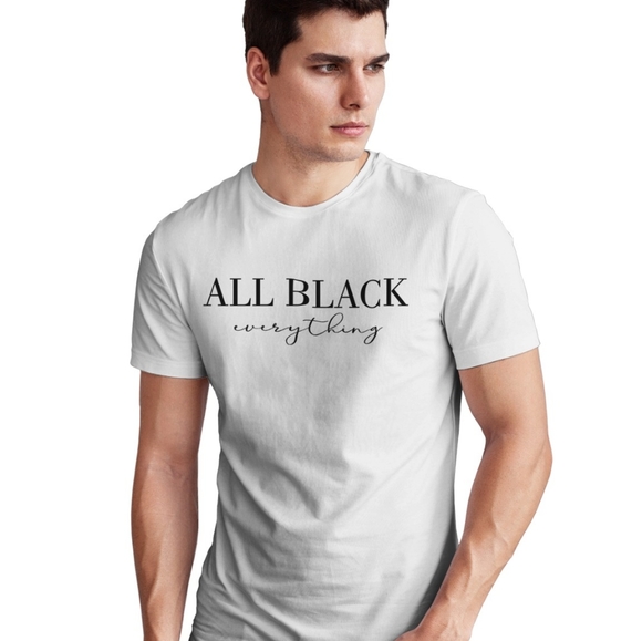 ALL BLACK graphic t-shirt - Picture 5 of 6